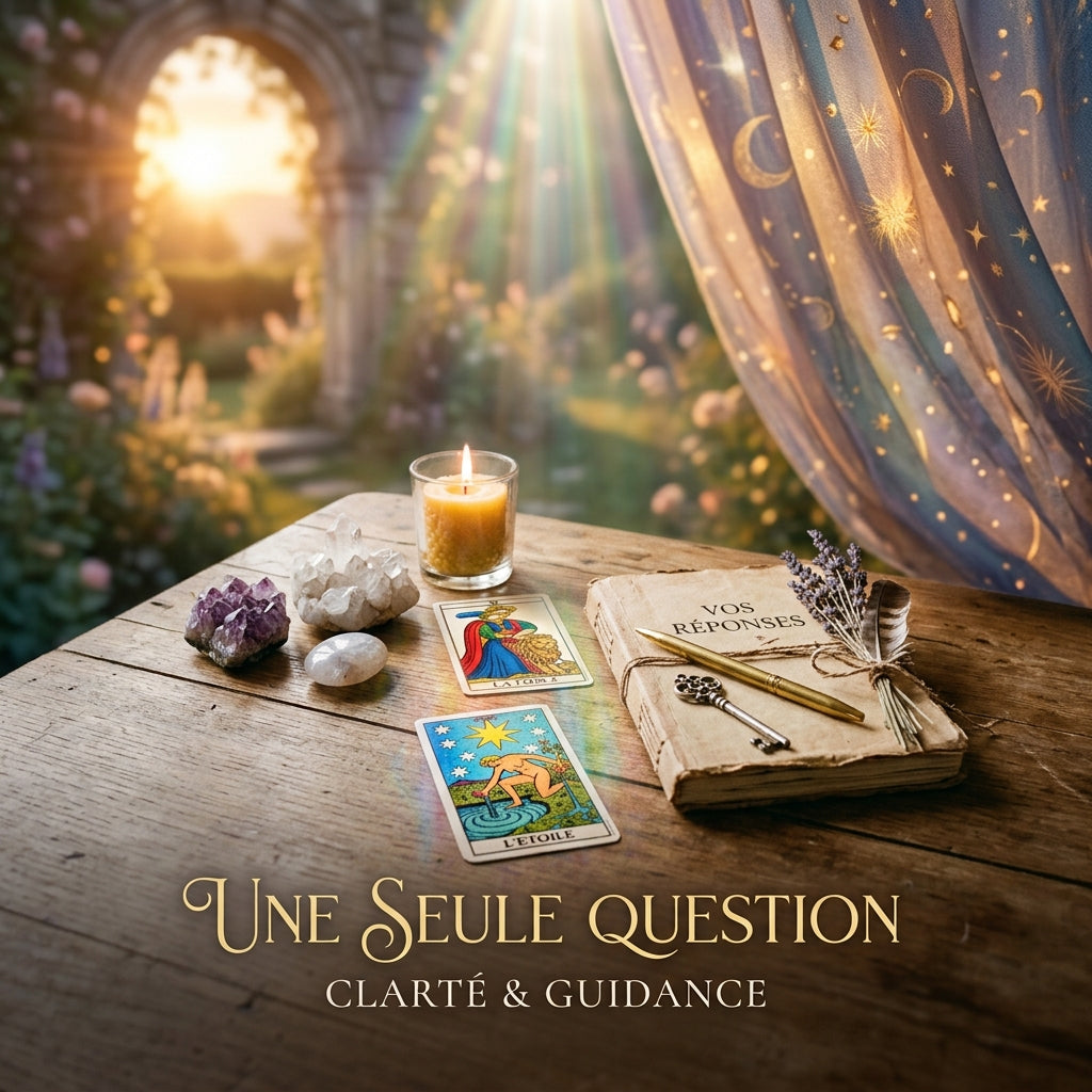 VOYANCE 1 QUESTION    (séance en visio 10/15 mn)